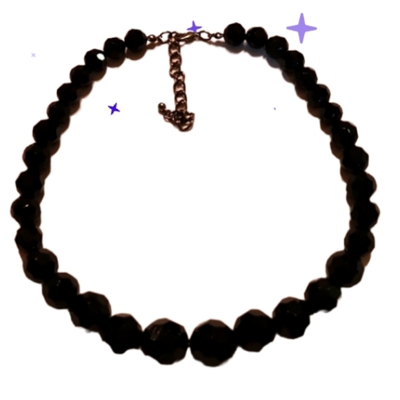 Pretty faceted beaded necklace - Picture 1 of 2